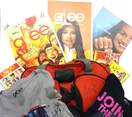 With so many fun auction items from this kindhearted Glee star, how will you ever choose? glee4