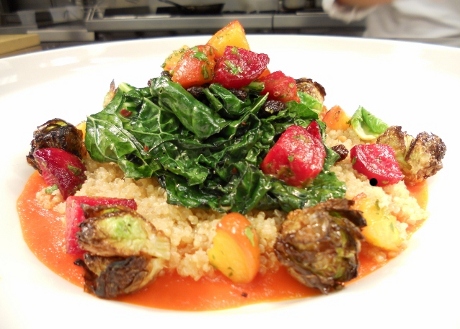 quinoa, beets, brussel sprouts, kale Cima
