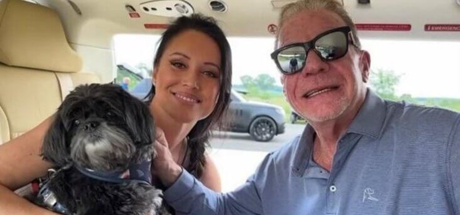 Jim Irsay and Michelle Paul